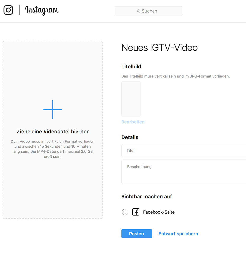 instagram igtv video hochladen 5 - Instagram IGTV -  Wie lade ich ein Video hoch?