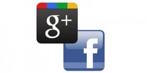 google facebook 300x150 - Brauchen Blogs Fanpages auf Facebook oder Google+ ?