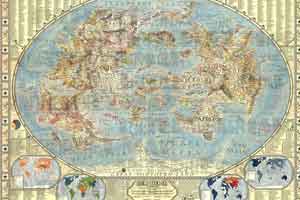 Die Weltkarte des Internet