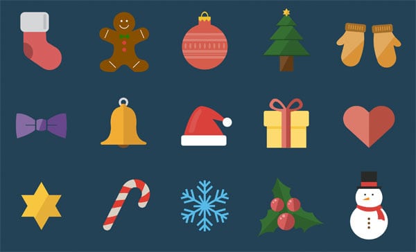 chrismas icon 1 vorschau - Gratis Adobe Illustrator Weihnachts Icons