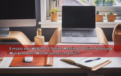 Webinar: Wie erstelle ich ein Webinar, ein Online Meeting oder ein Online Schulung?