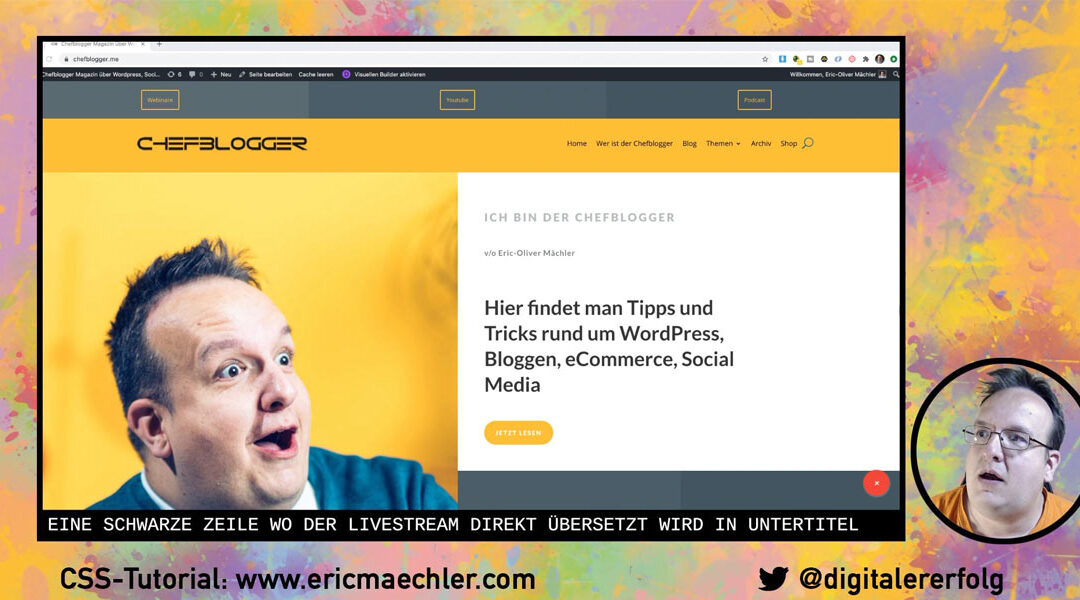 Wie verwendet man Untertitel in Livestreams und in Programme wie OBS oder Ecamm Live?