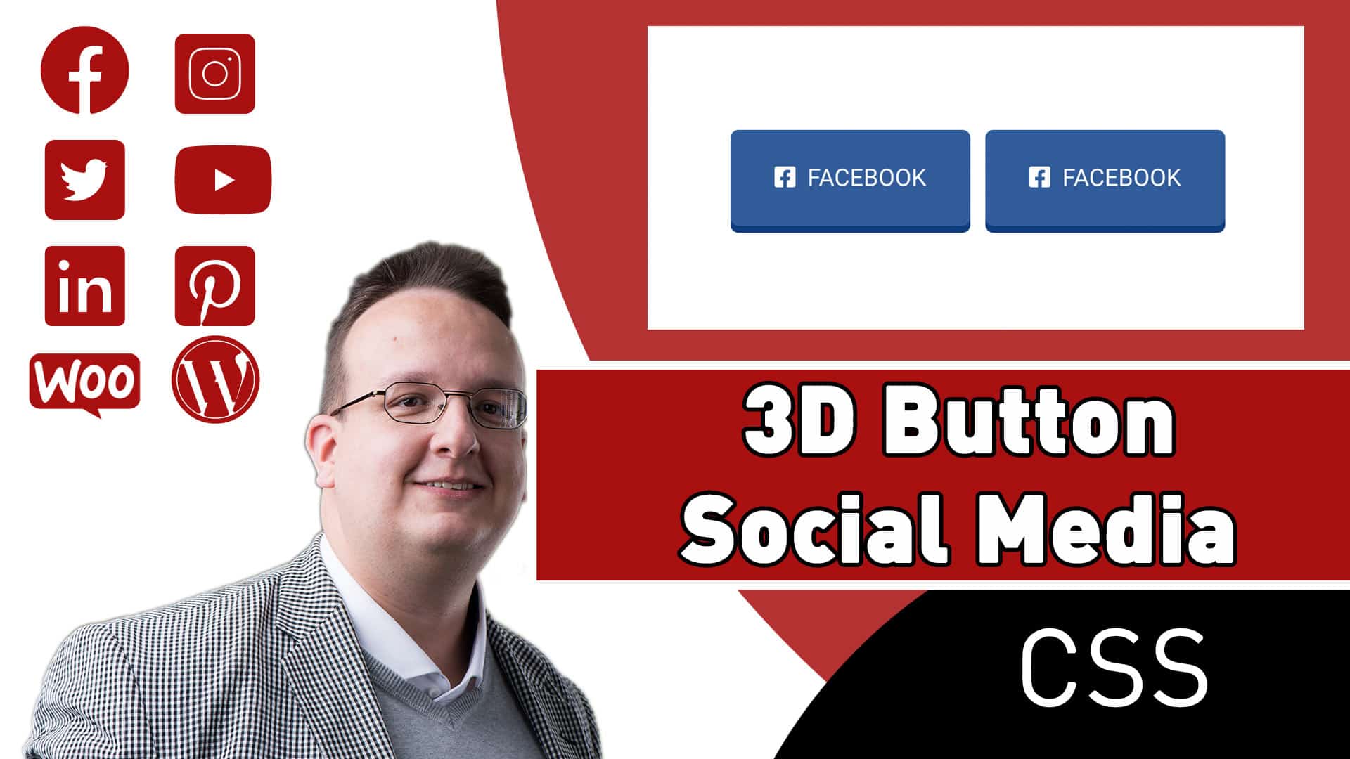 Wie erstelle ich einen 3D Social Media Button?