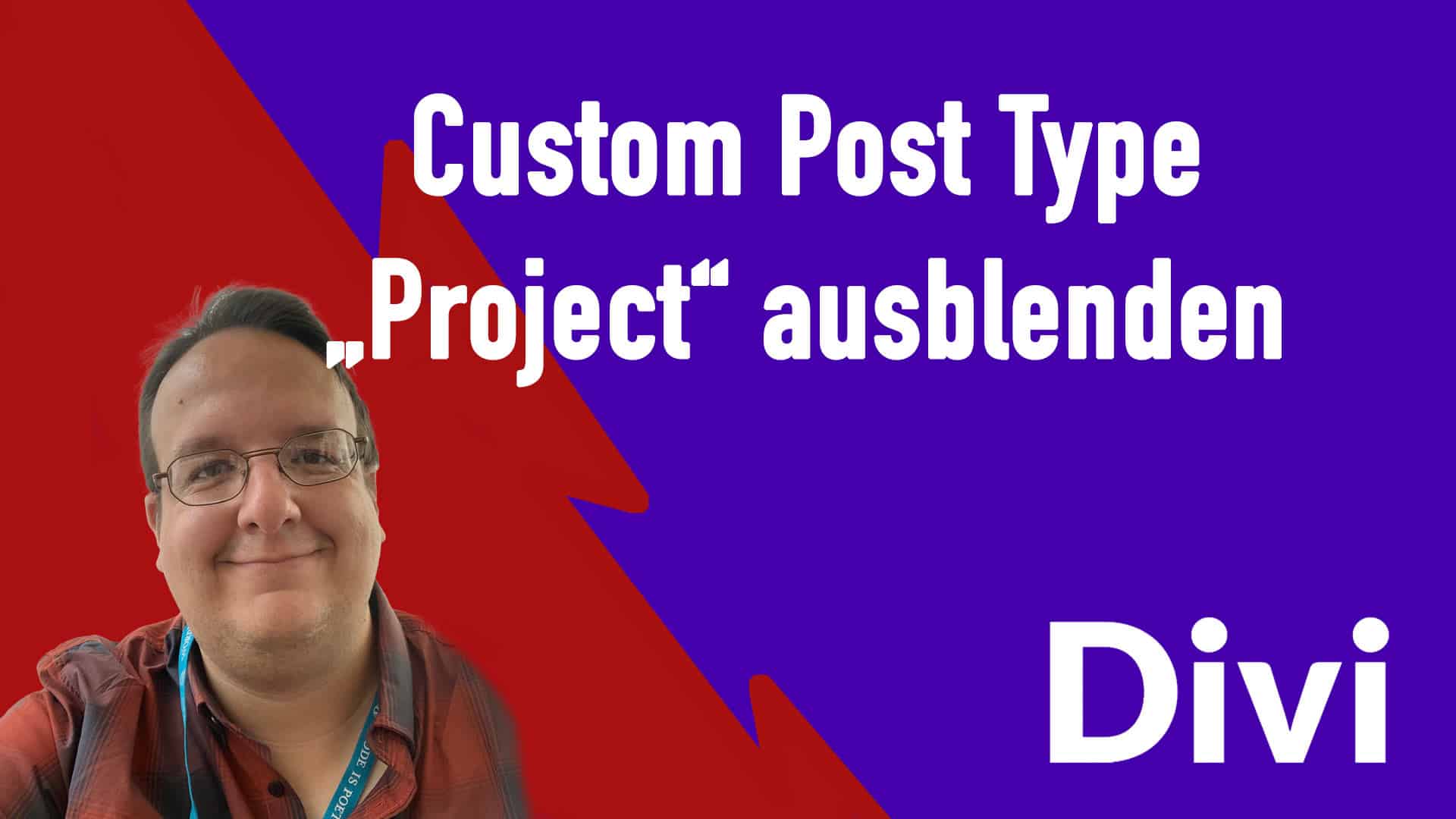 DIVI: Project Custom Posttype ausblenden