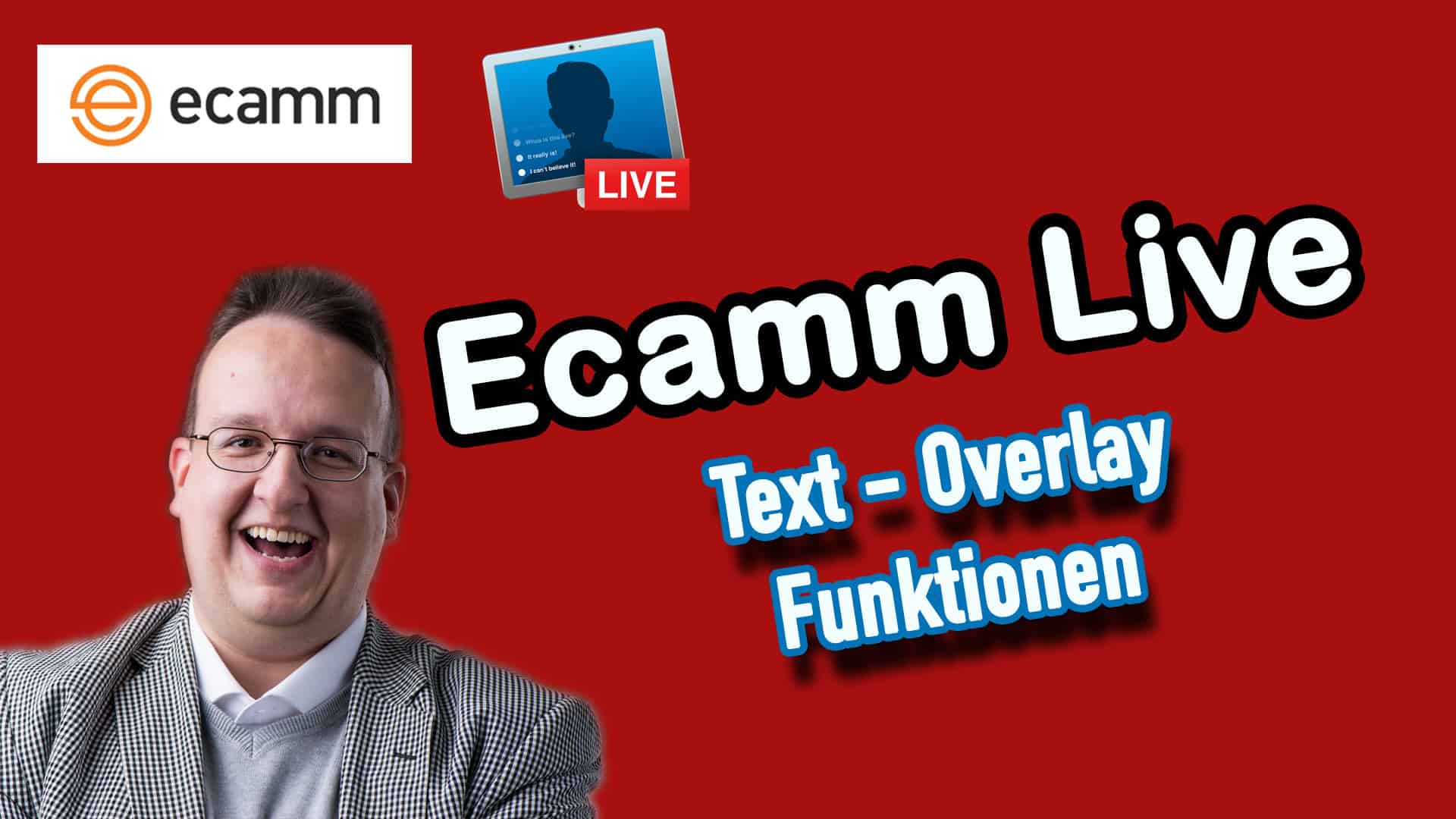 Ecamm Live: Die neuen Text Overlay Funktionen