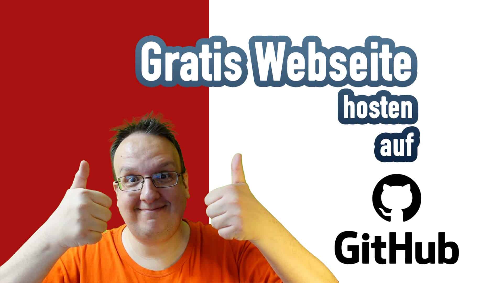 Gratis Webseite hosten auf GitHub