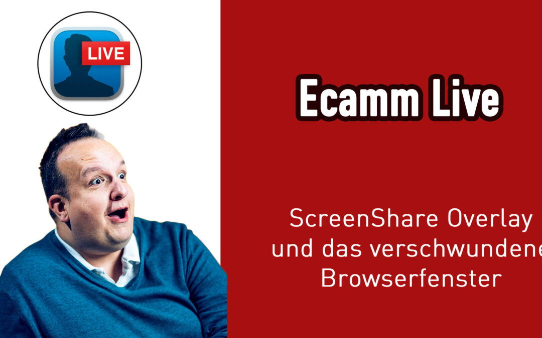 Ecamm Live: Das Geheimnis des verschwunden Browserfenster