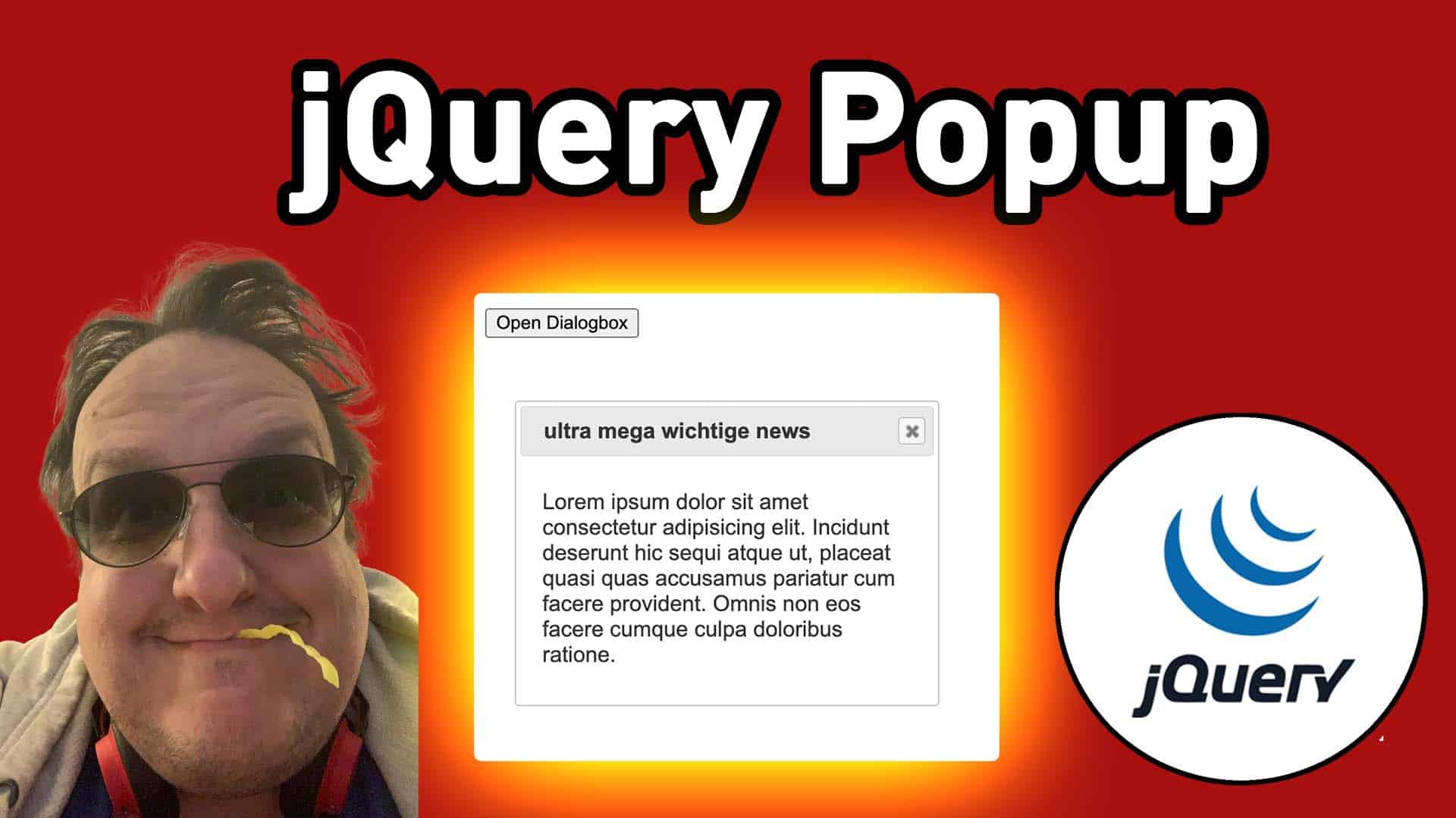 Wie baue ich ein jQuery Popup / Dialogbox in meine Webseite ein