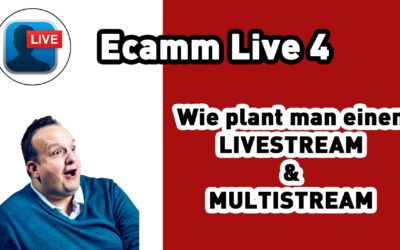 Ecamm Live 4 – Wie plant man einen Livestream / Multistream?