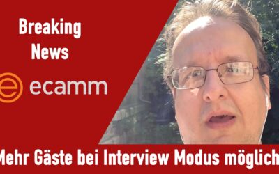 Mehr Gäste bei Interview Modus möglich – Ecamm Live Breaking News
