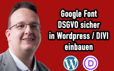 Google Font DSGVO sicher in WordPress DIVI einbauen