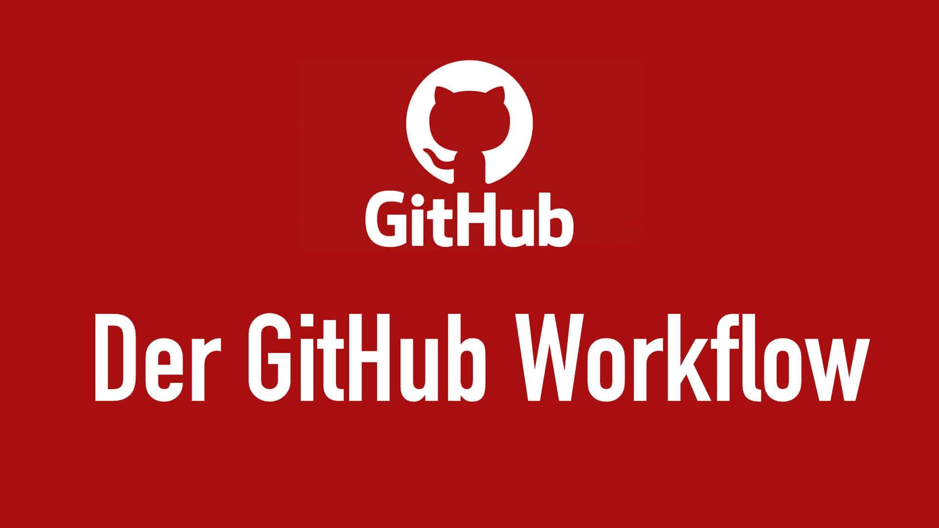 Der Git Workflow eines Programmierer