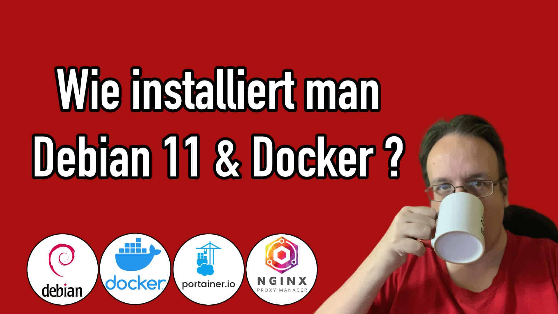 Wie installiert man einen Server mit Debian und Docker?
