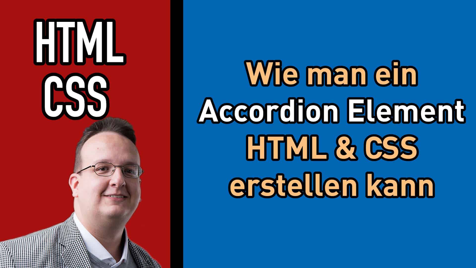 HTML Accordion – wie man ein Accordion mit reinem HTML erstellt