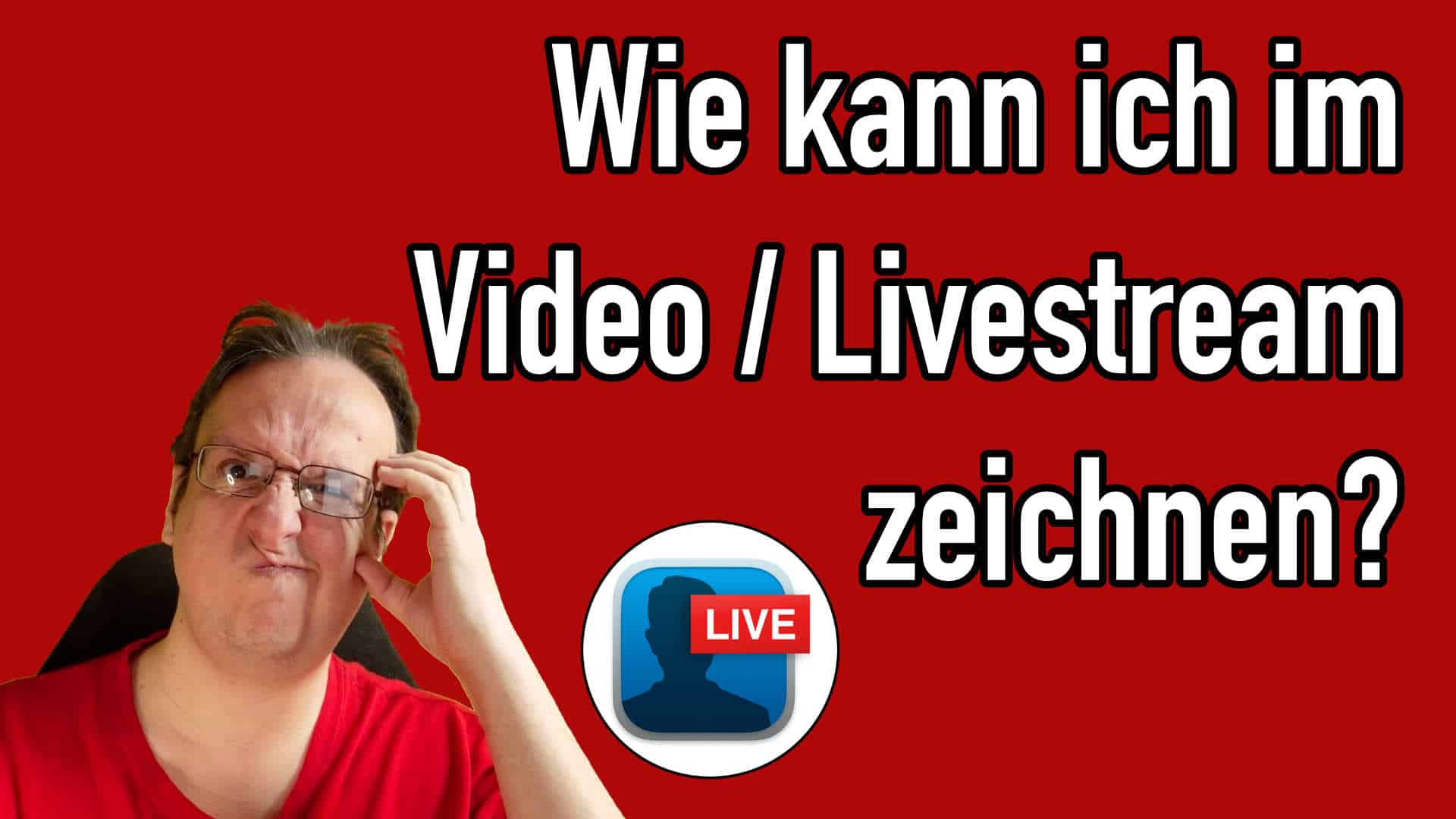 Wie kann ich im Video oder Livestream was zeichnen? Ich zeige euch wie ihr das machen könnt