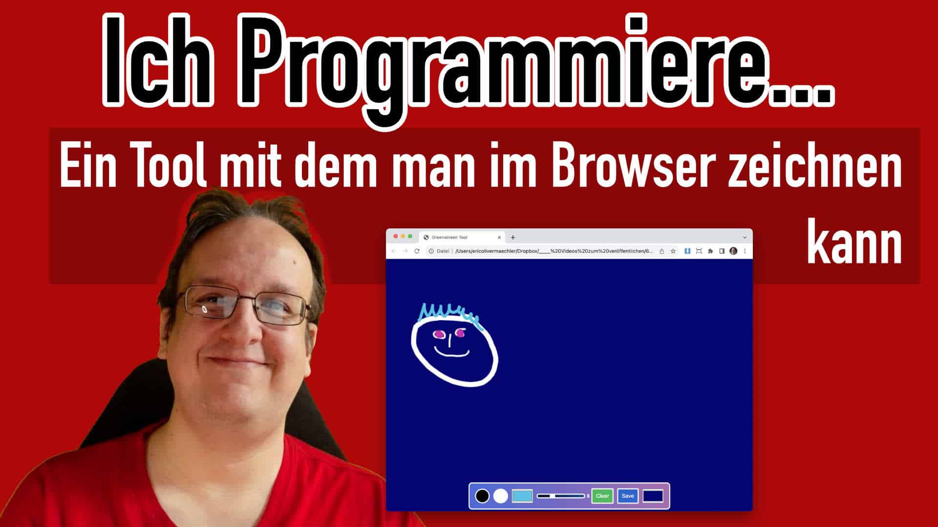 Mit HTML, CSS und Javascript bauen wir gemeinsam ein Tool mit dem man im Browser zeichnen kann.