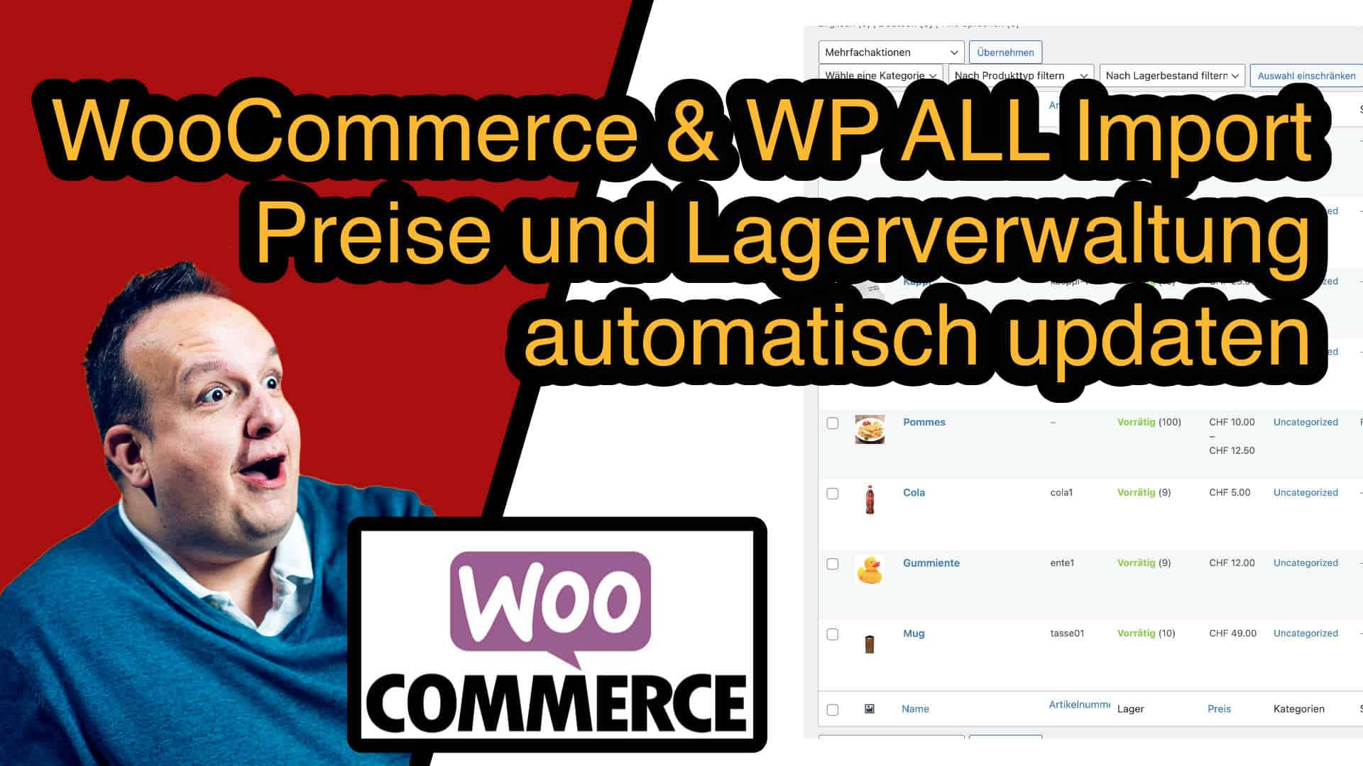 WooCommerce & WP All Import: Wie kann ich die Preise und Lagerverwaltung automatisch anpassen?