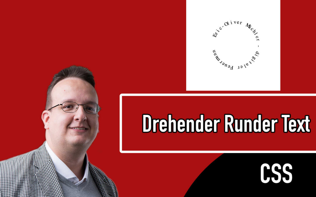 Wir erstellen einen runder rotierender Kreistext mit HTML, CSS und Javascript