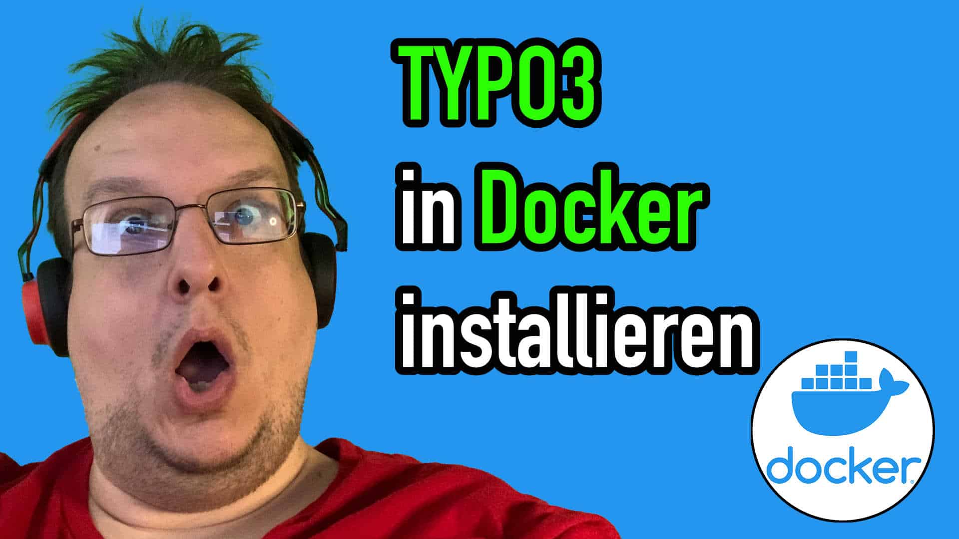 Wie installiert man TYPO3 in Docker mit Docker-Compose File?