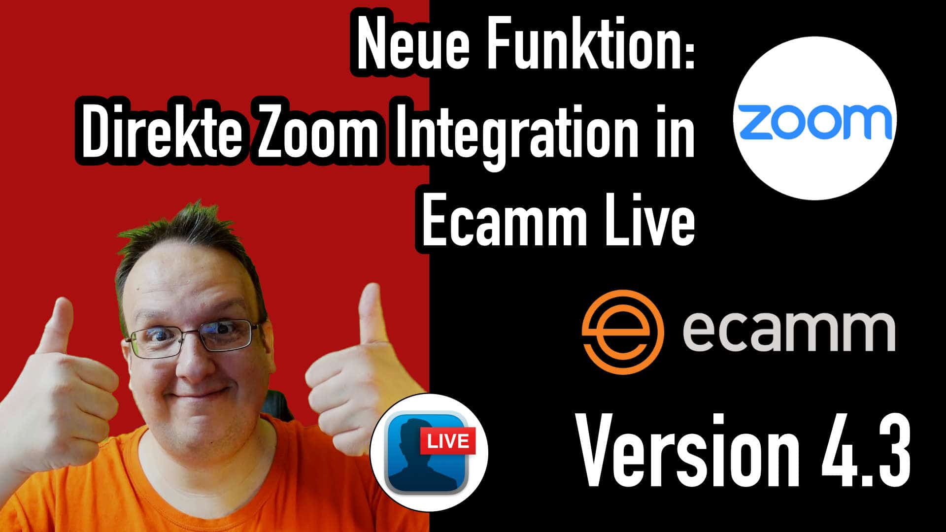 Ecamm Live 4.3 (Beta) Neue direkte Zoom Integration