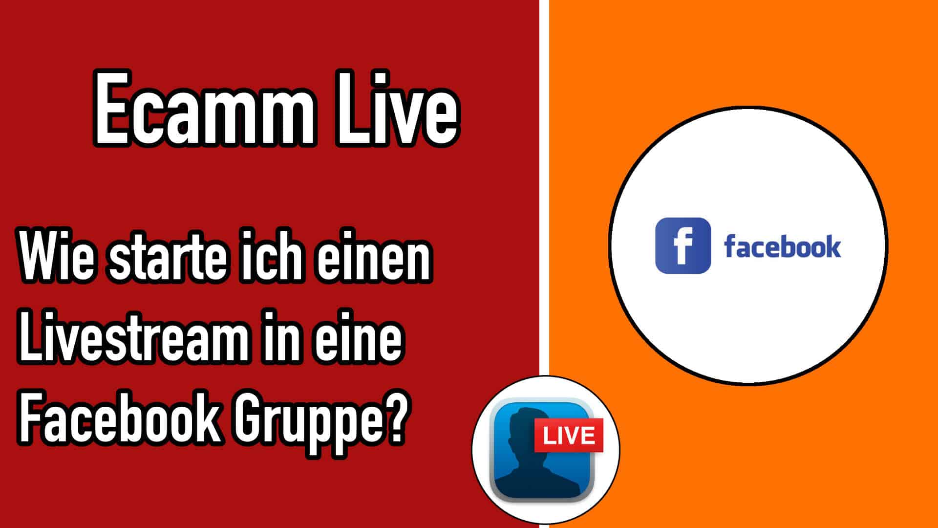 Wie kann ich einen Facebook Livestream in eine Gruppe machen mit Ecamm Live oder OBS?