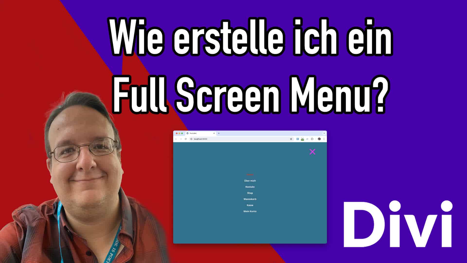 DIVI Full Screen Menu erstellen