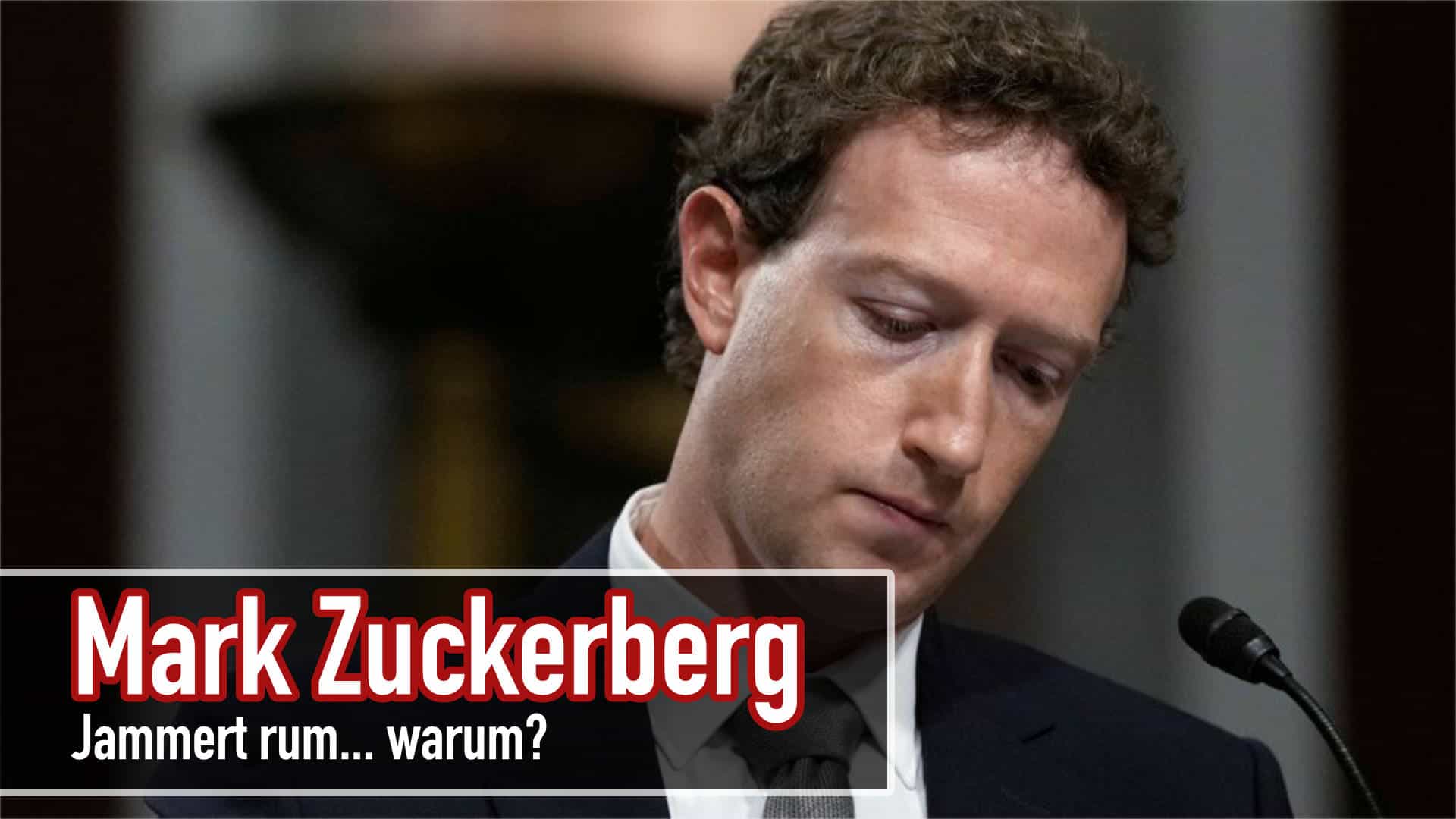 Facebook Mark Zuckerberg gibt zu zu lügen und zu zensieren