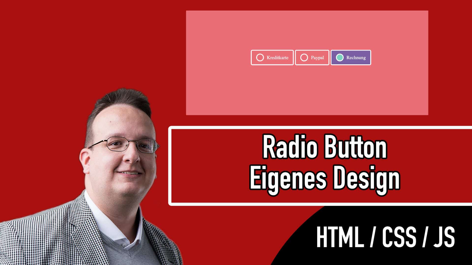HTML Radiobutton mit eigenem Designen erstellen (HTML & CSS)