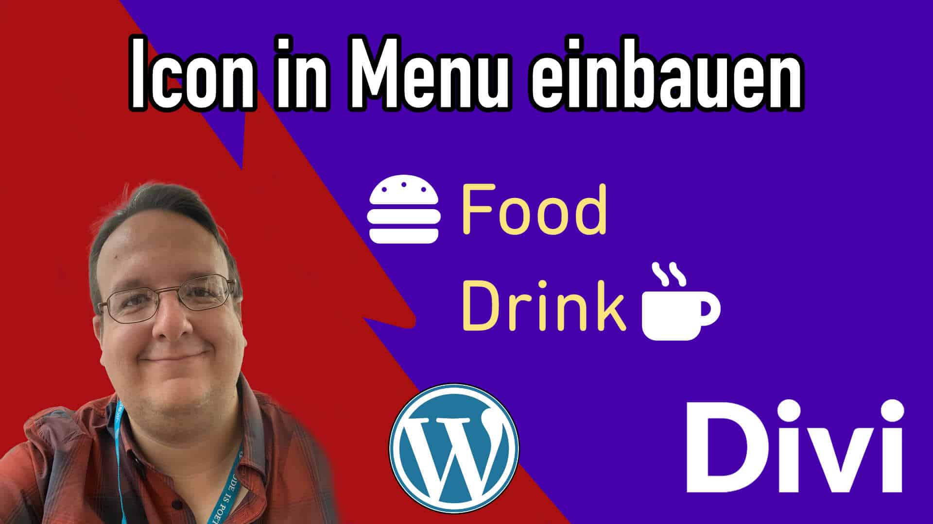 WordPress DIVI: Wie kann ich neben dem Menu Icons setzen?