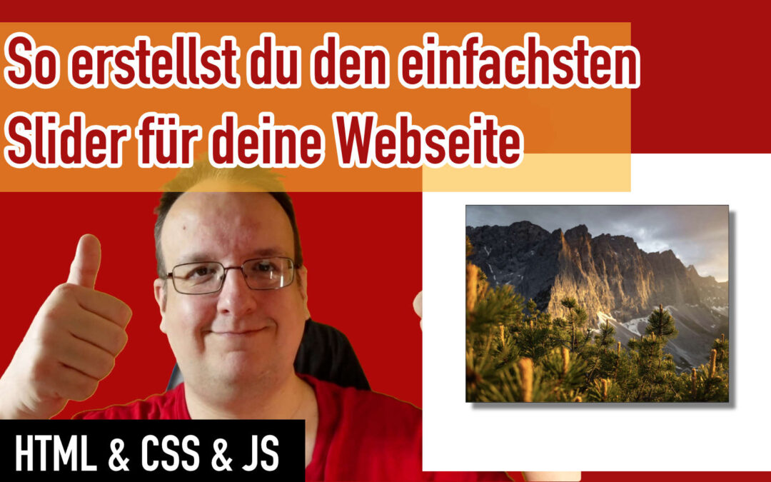 So erstellst du den einfachsten Slider für deine Webseite (HTML & CSS)