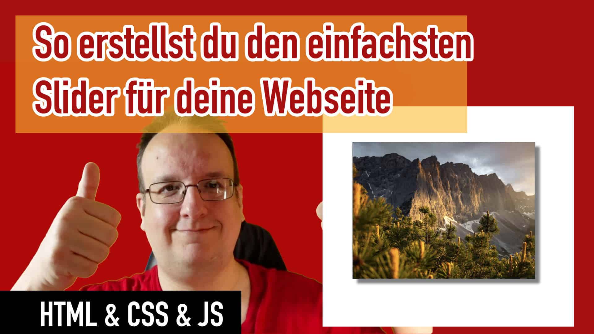 So erstellst du den einfachsten Slider für deine Webseite (HTML & CSS)
