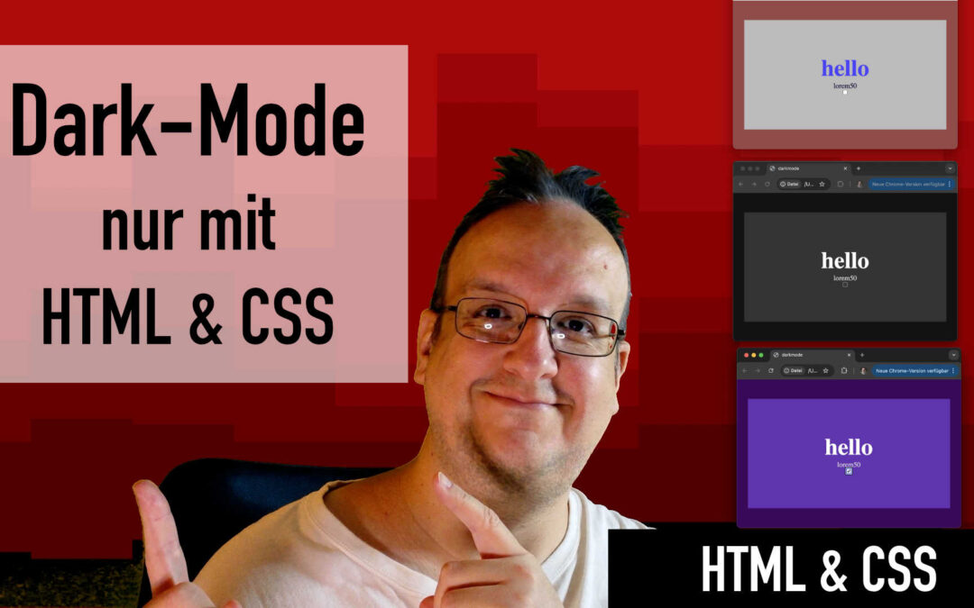 Darkmode nur mit HTML und CSS ( color-scheme)