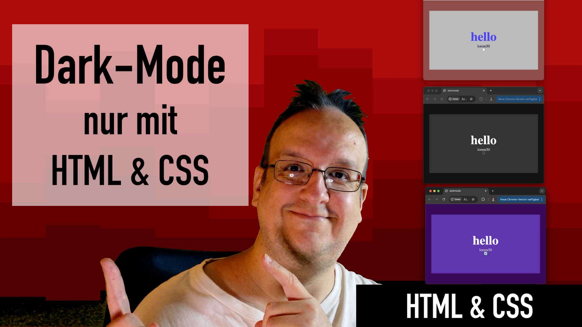 Darkmode nur mit HTML und CSS ( color-scheme)