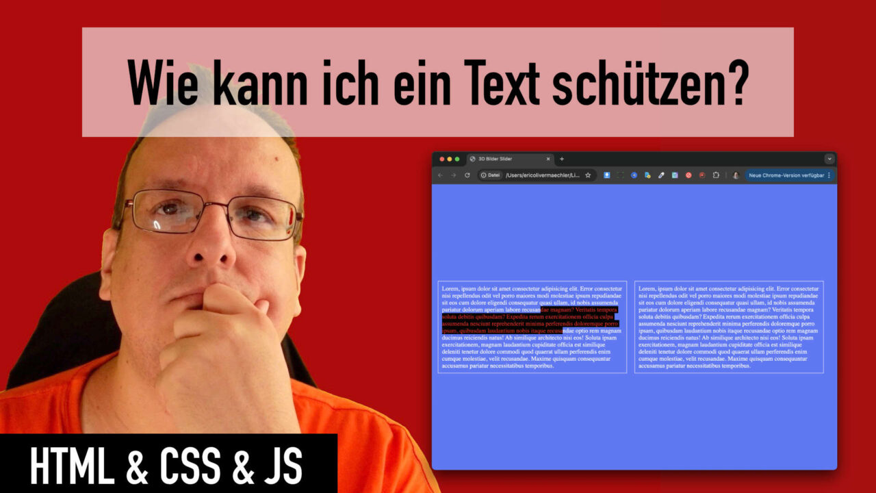 Wie kann ich ein Text auf der Webseite schützen? ≫ Chefblogger Magazin ...