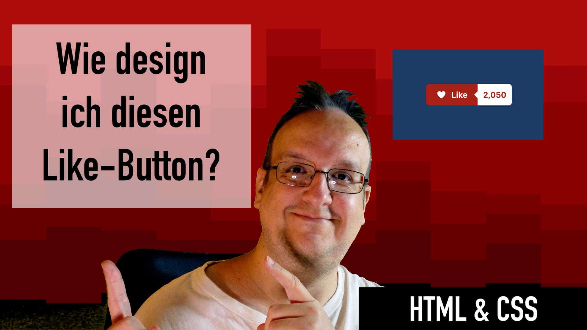 Wie designe ich so einen Like Button für meine Webseite?