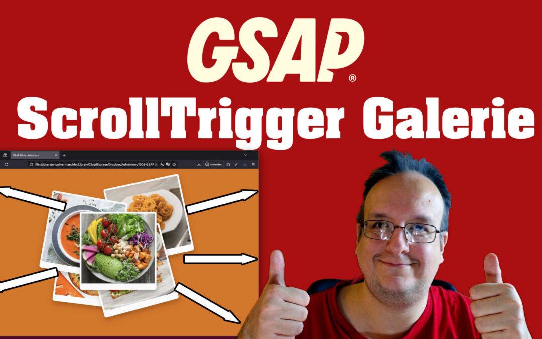 Creative Polaroid Bildergallerie mit GSAP und Scrolltrigger programmieren