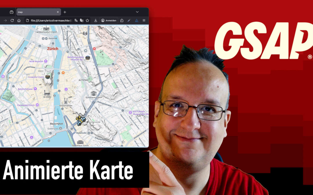 Coole animierte Karte mit GSAP und SVG erstellen