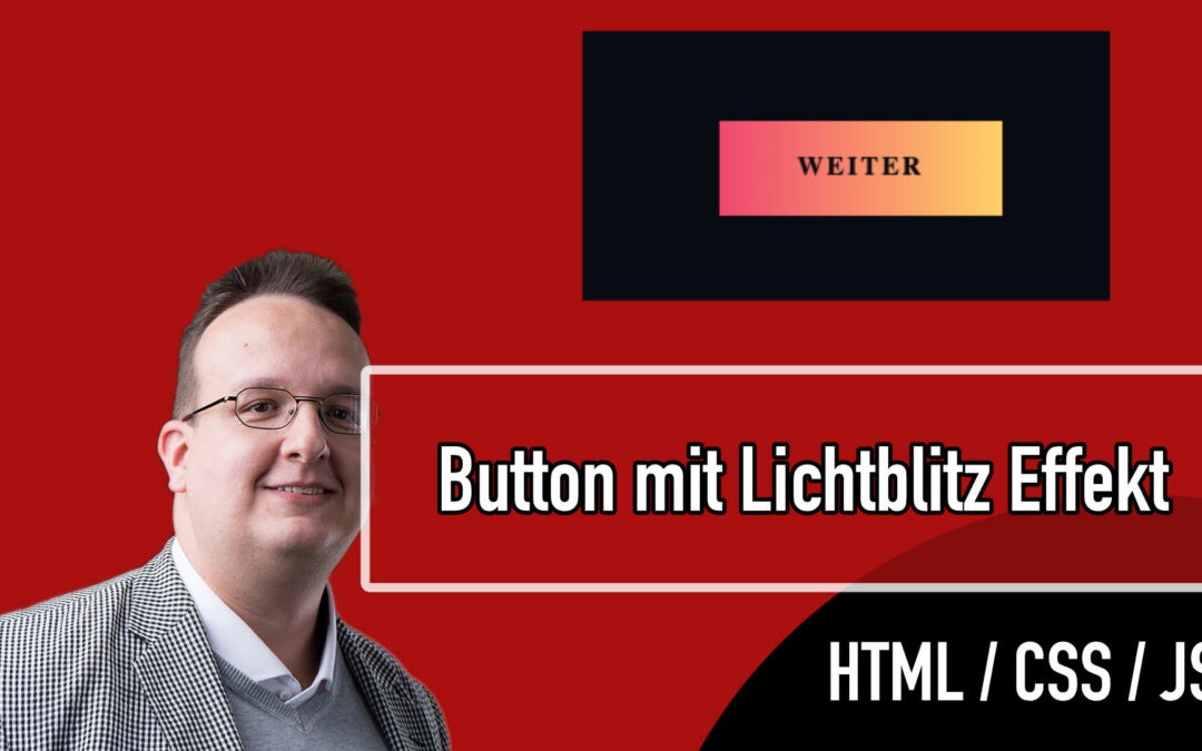 Neuer Button Design mit Lichtblitz Effekt