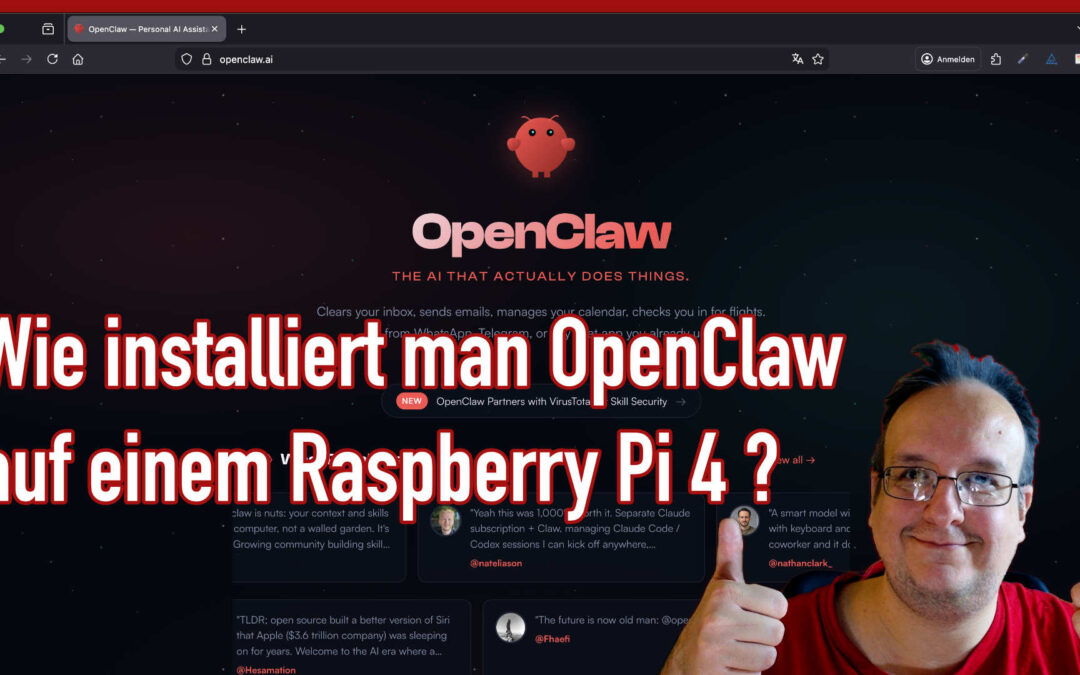 Wie installiert man OpenClaw auf einem Raspberry Pi 4?